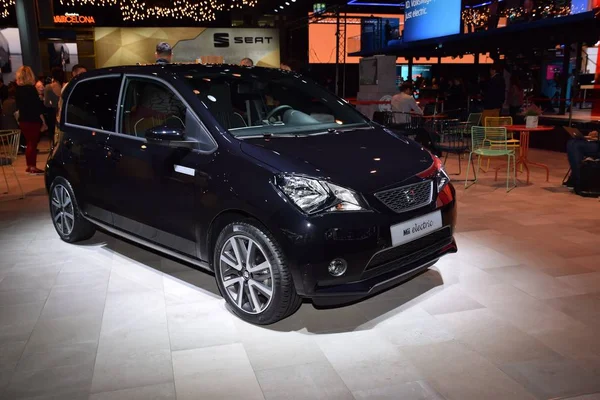 Frankfurt, Alemanha, 10-2019 de setembro: Seat Mii electric IAA 2019 — Fotografia de Stock