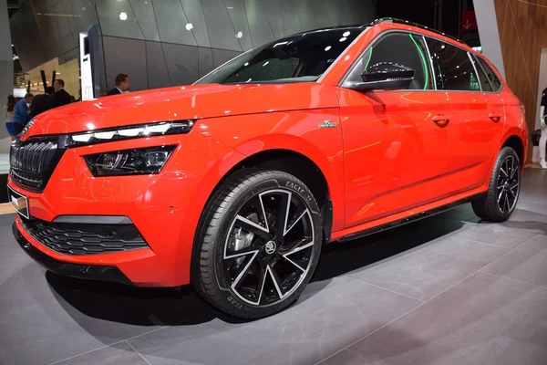 Frankfurt, Alemania, 10 de septiembre de 2019: Skoda Kamiq Monte Carlo IAA 2019 — Foto de Stock