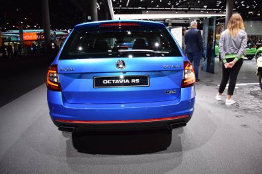 Frankfurt, Almanya, 10 Eylül 2019: Skoda Octavia Iaa 2019