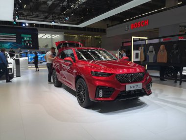 Frankfurt, Almanya, Eylül 09-2019: Wei Vv7 Phev Iaa 2019