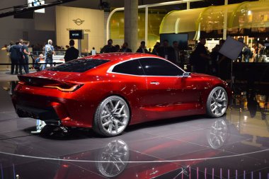 Frankfurt, Almanya, 10-2019: Bmw Kavramı 4 Iaa 2019