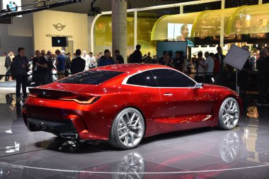 Frankfurt, Almanya, 10-2019: Bmw Kavramı 4 Iaa 2019