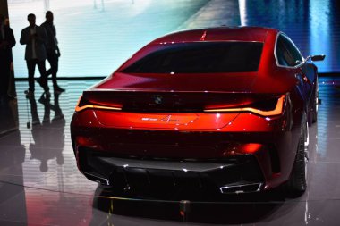 Frankfurt, Almanya, 10-2019: Bmw Kavramı 4 Iaa 2019