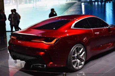 Frankfurt, Almanya, 10-2019: Bmw Kavramı 4 Iaa 2019