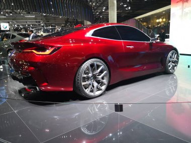Frankfurt, Almanya, 10-2019: Bmw Kavramı 4 Iaa 2019