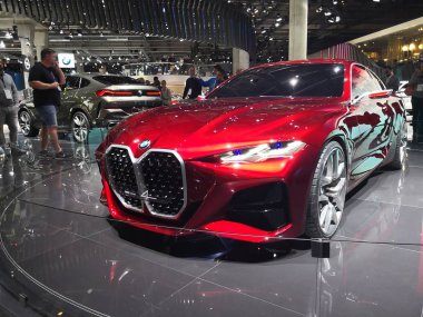 Frankfurt, Almanya, 10-2019: Bmw Kavramı 4 Iaa 2019