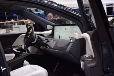 Frankfurt, Almanya, 12-2019: Byton M-byte Iaa 2019