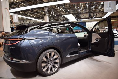 Frankfurt, Almanya, 12-2019: Byton M-byte Iaa 2019