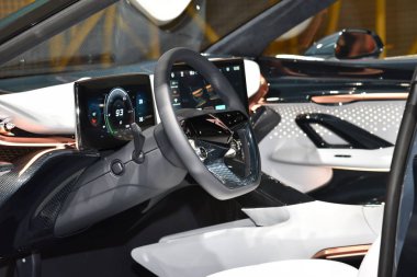 Frankfurt, Almanya, 10 Eylül 2019: Cupra Tavascan kavramı Iaa 2019