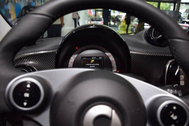 Frankfurt, Almanya, 10 Eylül 2019: Smart Eq Forfour Iaa 2019