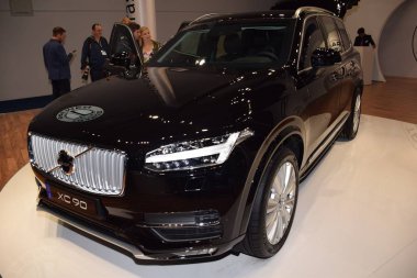 Frankfurt, Almanya, 11 Eylül 2019: Trasco Bremen Volvo Xc90 Zırhlı Iaa 2019