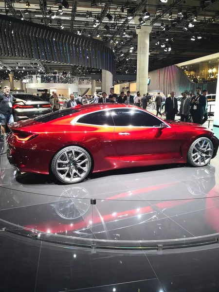 Frankfurt, Germany, September 10-2019: BMW Concept 4 IAA 2019 — Stock Photo, Image