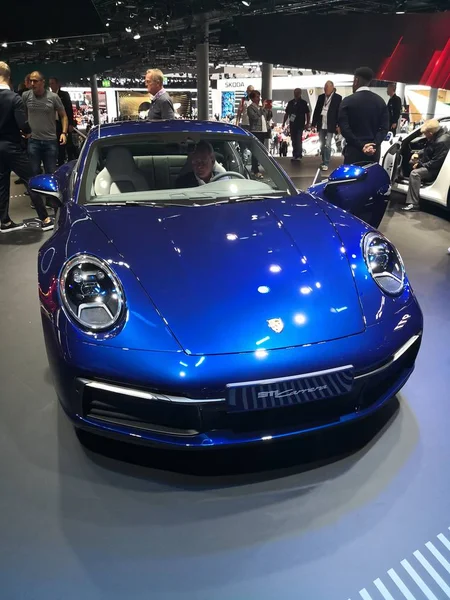 Frankfurt, Tyskland, 10 september-2019: Porsche 911 Carrera Iaa 2019 — Stockfoto