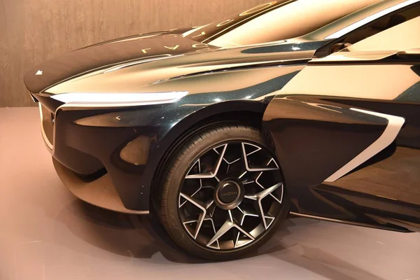 Geneva, Switzerland - March 06, 2019: Aston Martin Lagonda - Geneva International Motor Show 2019 — стокове фото