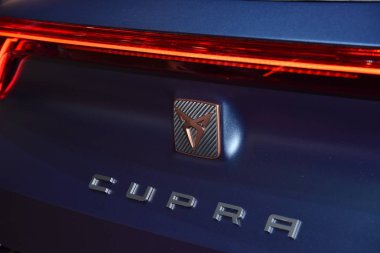 Cenevre, İsviçre - 05 Mart 2019: Cupra Formentor Concept - Cenevre Uluslararası Otomobil Fuarı 2019