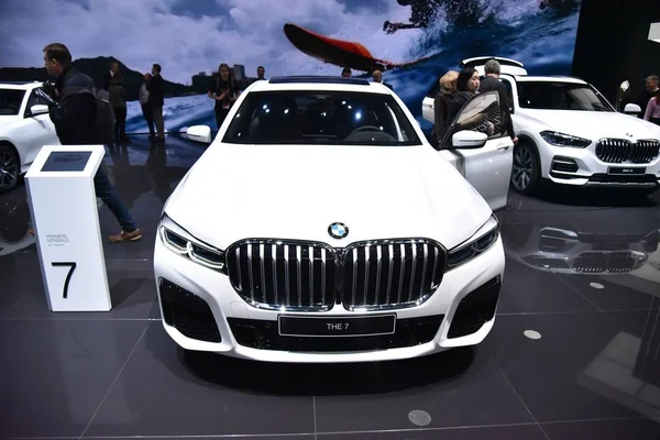 Geneva, Switzerland - March 06, 2019: BMW The 7 745e - Geneva International Motor Show 2019 — Stock Photo, Image