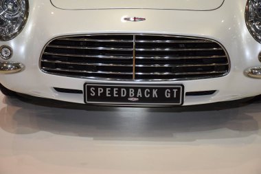 Cenevre, İsviçre - 3 Mart 2019: David Brown Speedback Gt - Cenevre Uluslararası Otomobil Fuarı 2019
