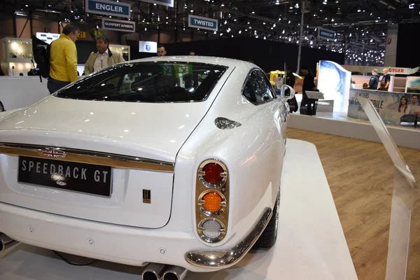 Женева, Швейцария - 03 марта 2019 года: David Brown Speedback GT - Geneva International Motor Show 2019 — стоковое фото