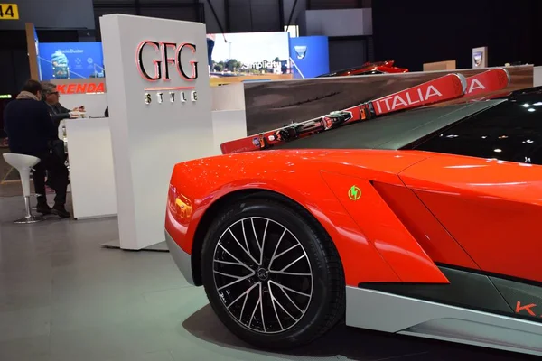 Женева, Швейцария - 03 марта 2019 года: GFG Style Kangaroo - Geneva International Motor Show 2019 — стоковое фото