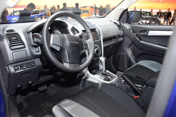 Genève, Suisse - 05 mars 2019 : Isuzu D-Max - Salon international de l'automobile de Genève 2019 — Photo