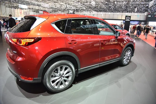Ginebra, Suiza - 06 de marzo de 2019: Mazda CX-5 - Salón Internacional del Automóvil de Ginebra 2019 — Foto de Stock