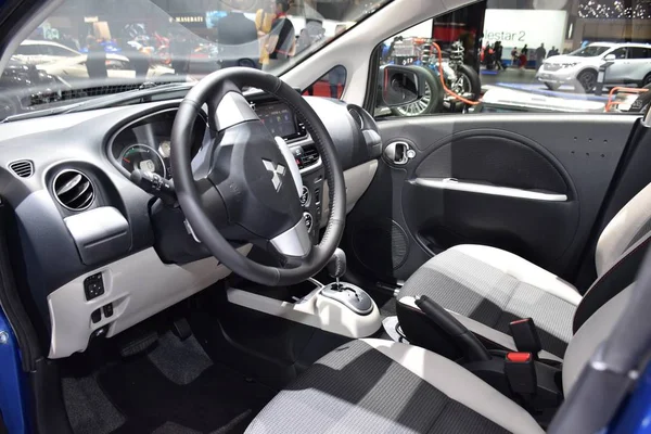 Geneva, Switzerland - March 05, 2019: Mitsubishi i-Miev Geneva International Motor Show 2019 — Stock Photo, Image