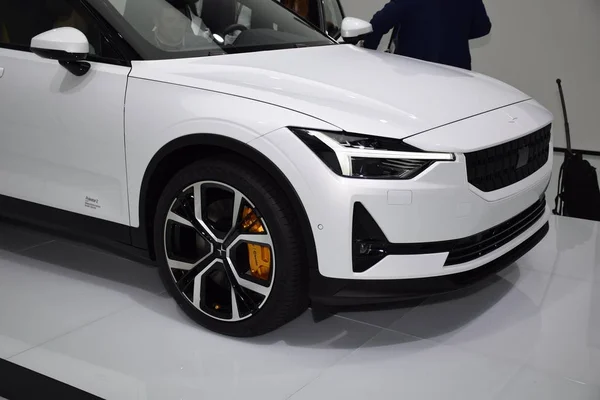 Geneva, Switzerland - March 04, 2019: Polestar 2 - Geneva International Motor Show 2019 — Stock Photo, Image