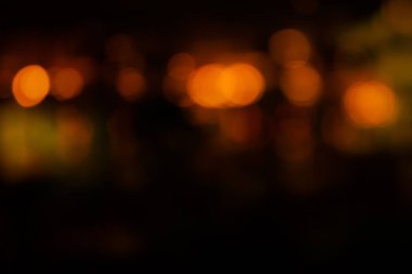 Cadılar Bayramı partisi soyut gece lambası bulanık arkaplan.