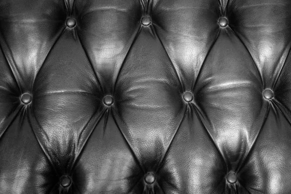 Fechar couro vintage de fundo textura sofá . — Fotografia de Stock