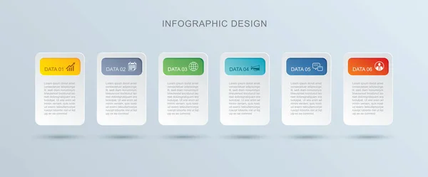 Infografías Datos Ficha Plantilla Índice Papel Vector Ilustración Fondo Abstracto — Archivo Imágenes Vectoriales