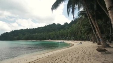 Filipinler çok güzel tropikal plaj