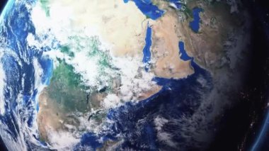 Dünya zoom out Addis Ababa Etiyopya yakınlaştırma