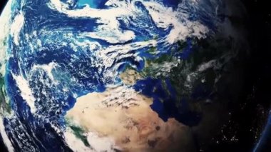 Earth zoom dışarı zoom Madrid Ispanya
