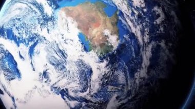 Earth zoom dışarı zoom Melbourne Avustralya
