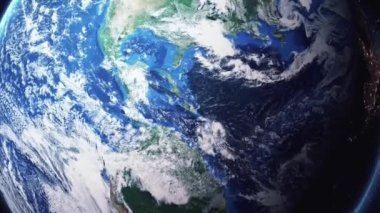Earth zoom out Port au Prens Haiti yakınlaştırma