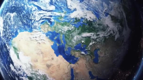 Земной шар в Белграде — стоковое видео