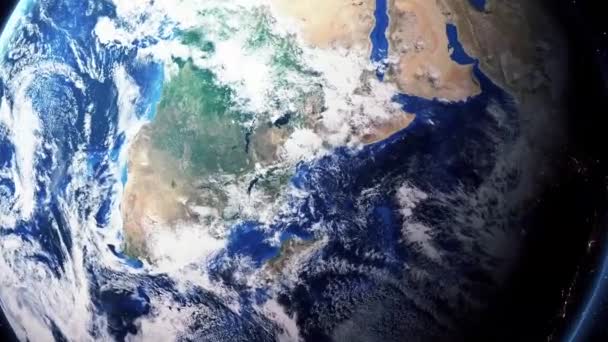 地球ズームインズームアウトダル・エス・サラームタンザニア — ストック動画
