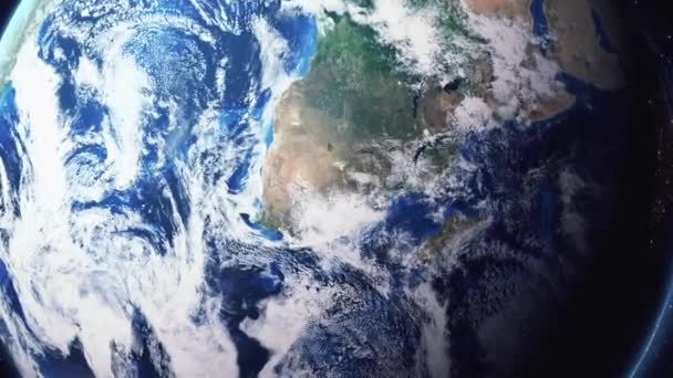 Earth zoom in Pomniejsz Gaborone Botswana — Wideo stockowe