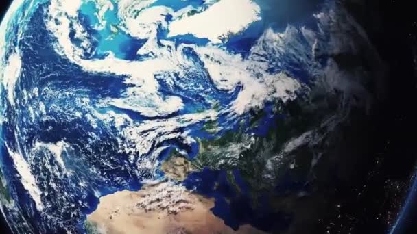 Erde-Zoom im Zoom aus Dublin Irland — Stockvideo