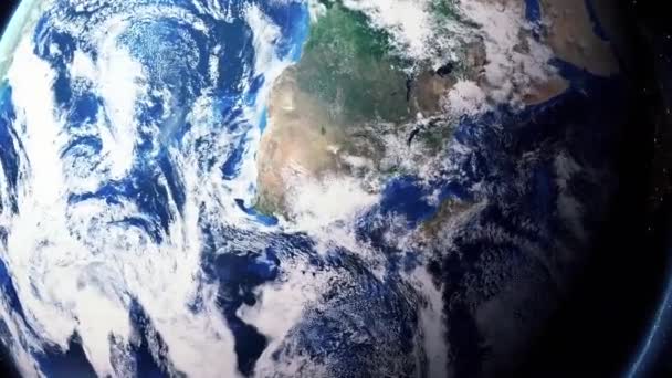 Earth Zoom In Zoom Out Johannesburgo Sudáfrica — Vídeos de Stock