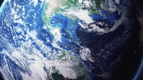 地球ズームインズームアウトキングストンジャマイカ — ストック動画