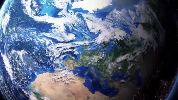 Vergrößern der Erde in Vergrößerung aus London st mary axe united kingdom — Stockvideo