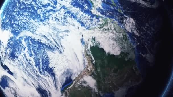 Earth zoom in Pomniejsz Limy Peru — Wideo stockowe