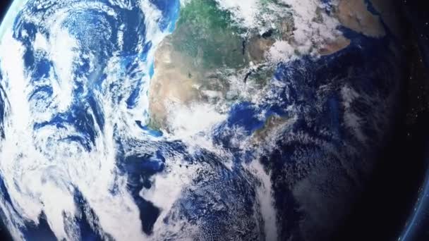 Earth zoom ın Mozambik, Maputo Cumhuriyeti zoom out — Stok video