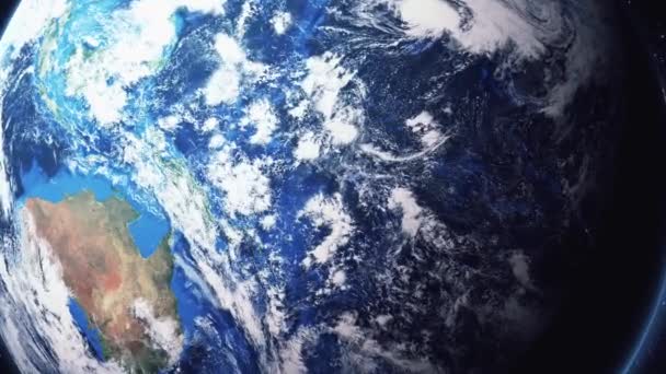 Earth Zoom In Zoom Out Palikir Federated States of Micronesia — Stock Video