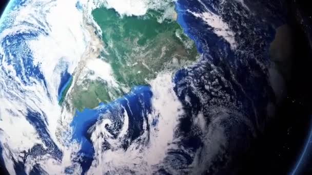 Přiblížení země v oddálení Rio de Janeiro Brazílie — Stock video