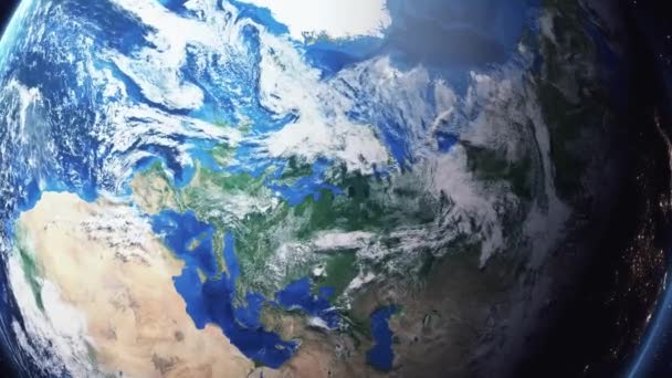 Zoom sulla Terra Ingrandisci Tallinn Estonia — Video Stock