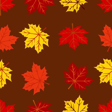 Tekrarlanan tasarlamak vektör yaprak.