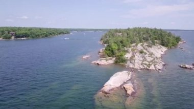 Killbear taşra parkı. Gürcistan Körfezi 'nin havadan görünüşü.