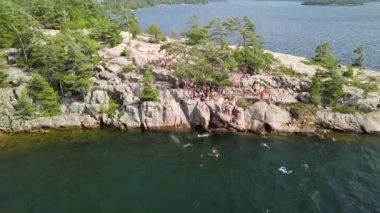 Zıplama, Killbear il park uçurum